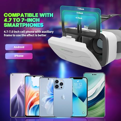 VR Headset for Smartphones with Bluetooth Controller I17872