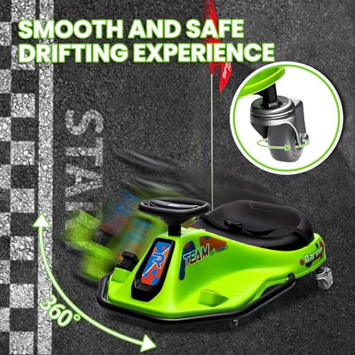 24V Electric Go Kart Drifting Car with 360° Rotation N6384
