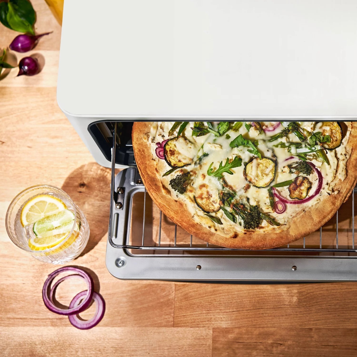 Infrared Air Fry Toaster Oven, 9-Slice, 1800 W, White B97381