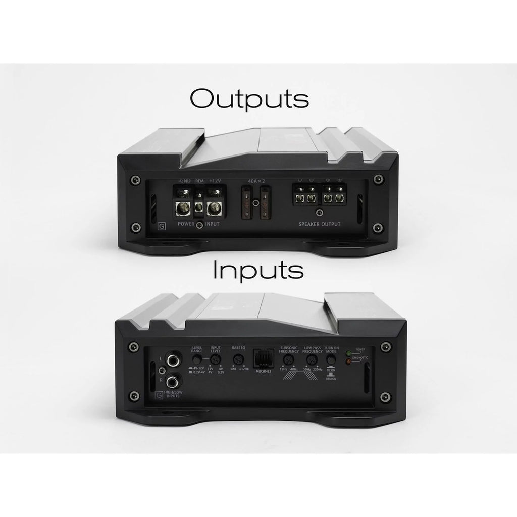 Car Audio Amplifier, 1500W, Black I646
