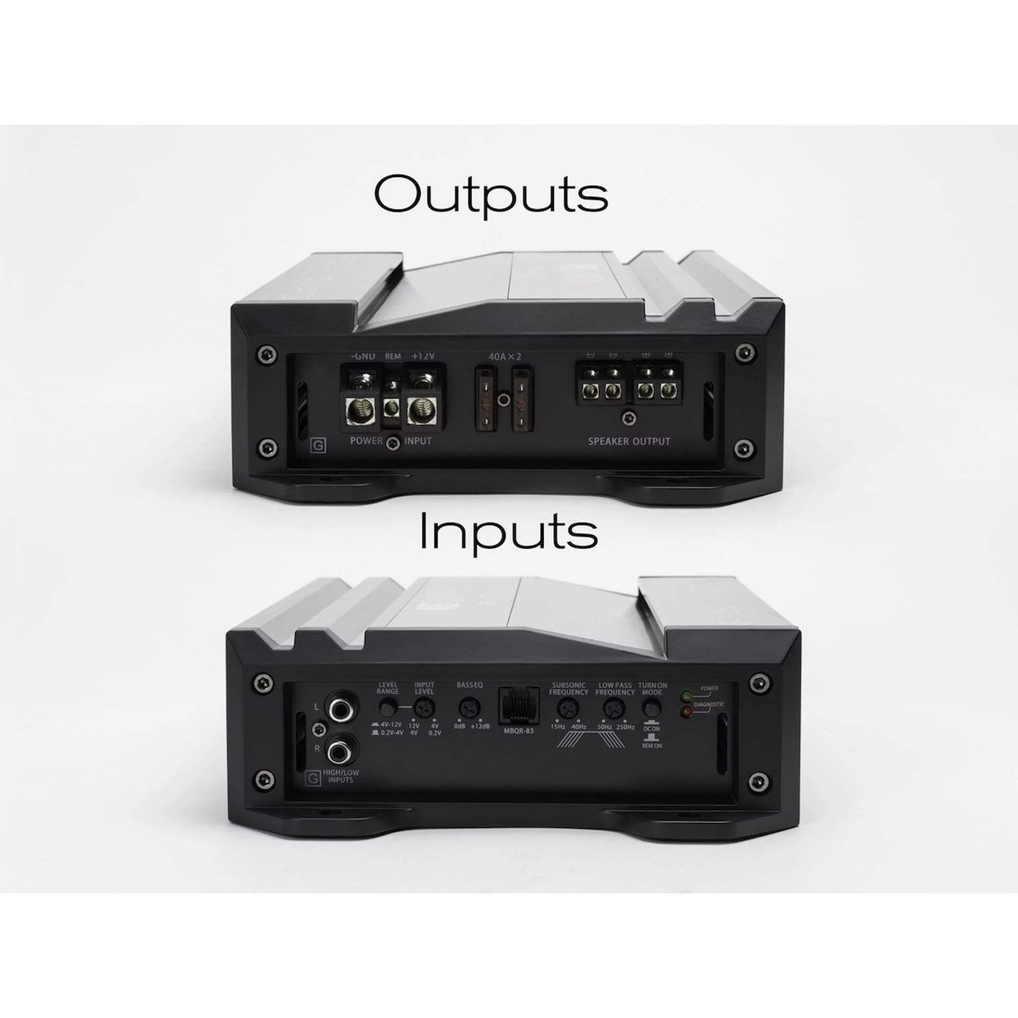 Car Audio Amplifier, 1500W, Black I646