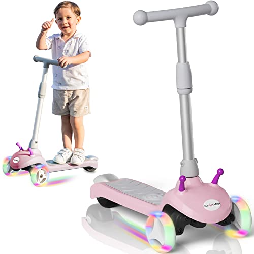 Kids Electric Scooter with 3 Wheels, Adjustable Height, Anti-Slip Deck V61735