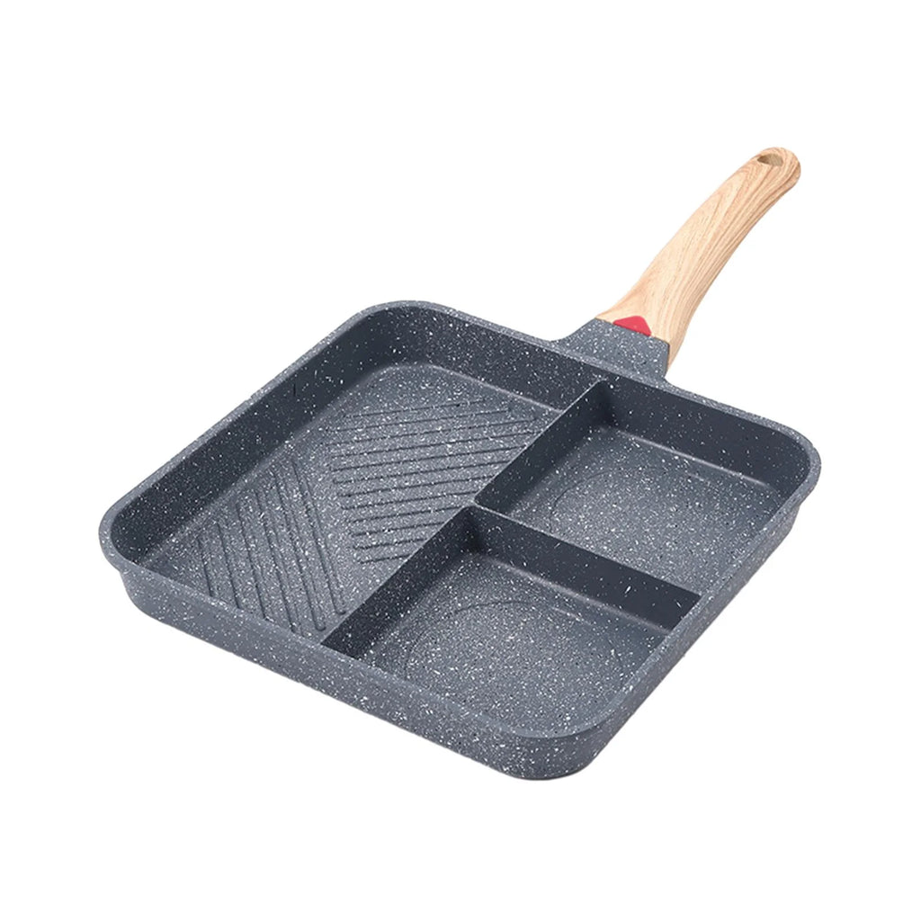 3 Section Nonstick Breakfast Frying Pan O682319
