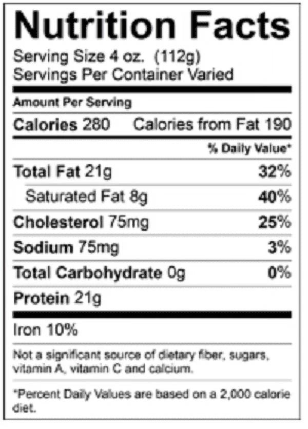 Beef Brisket Flat, 1.66 - 5.74 lb F479