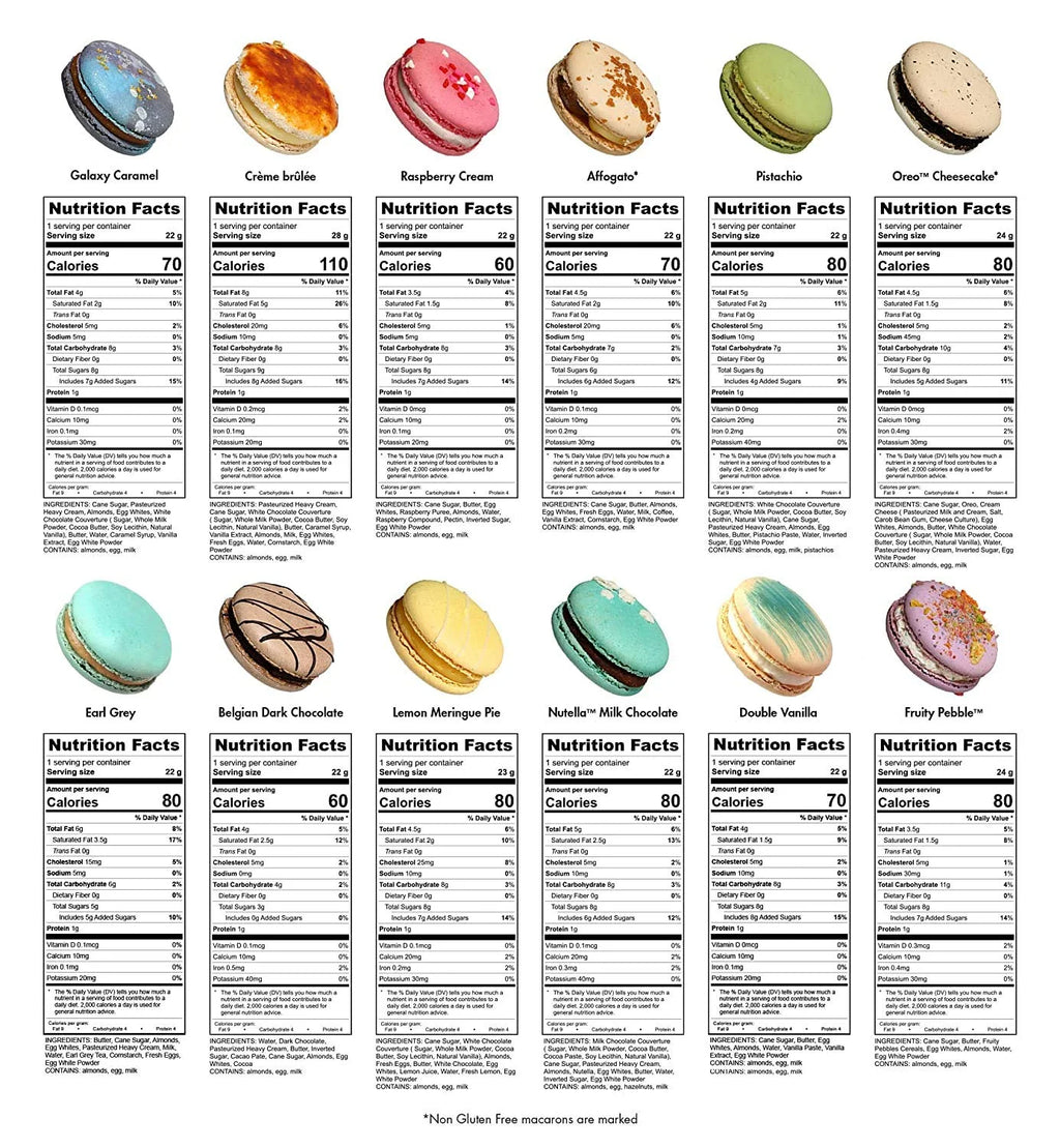 French Macarons Chocolate Gift Box 12-Pack A868
