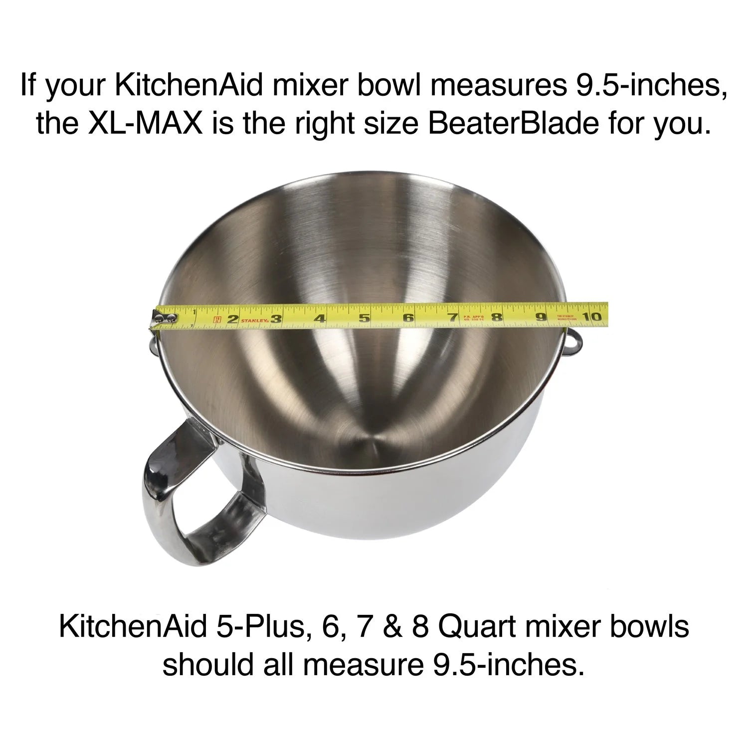 Metal Beater Blade for Stand Mixers, Red O35095