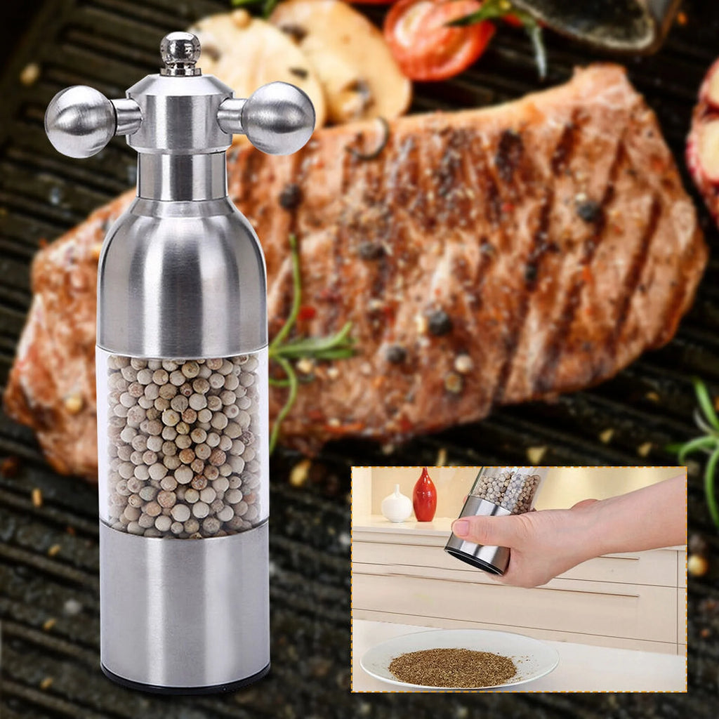 Salt Pepper Spice Grinder Stainless Steel Mill W89709