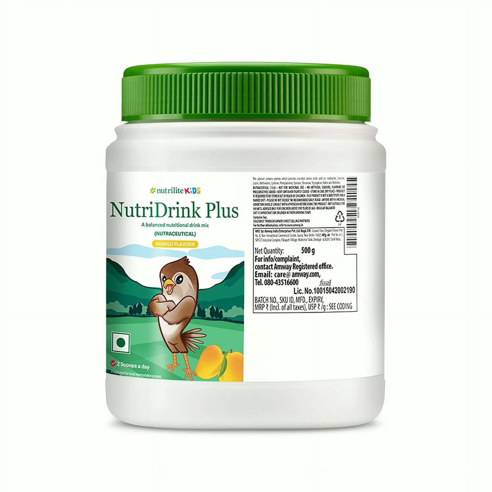 Kids NutriDrink Plus Mango Flavour 500 gm S416508