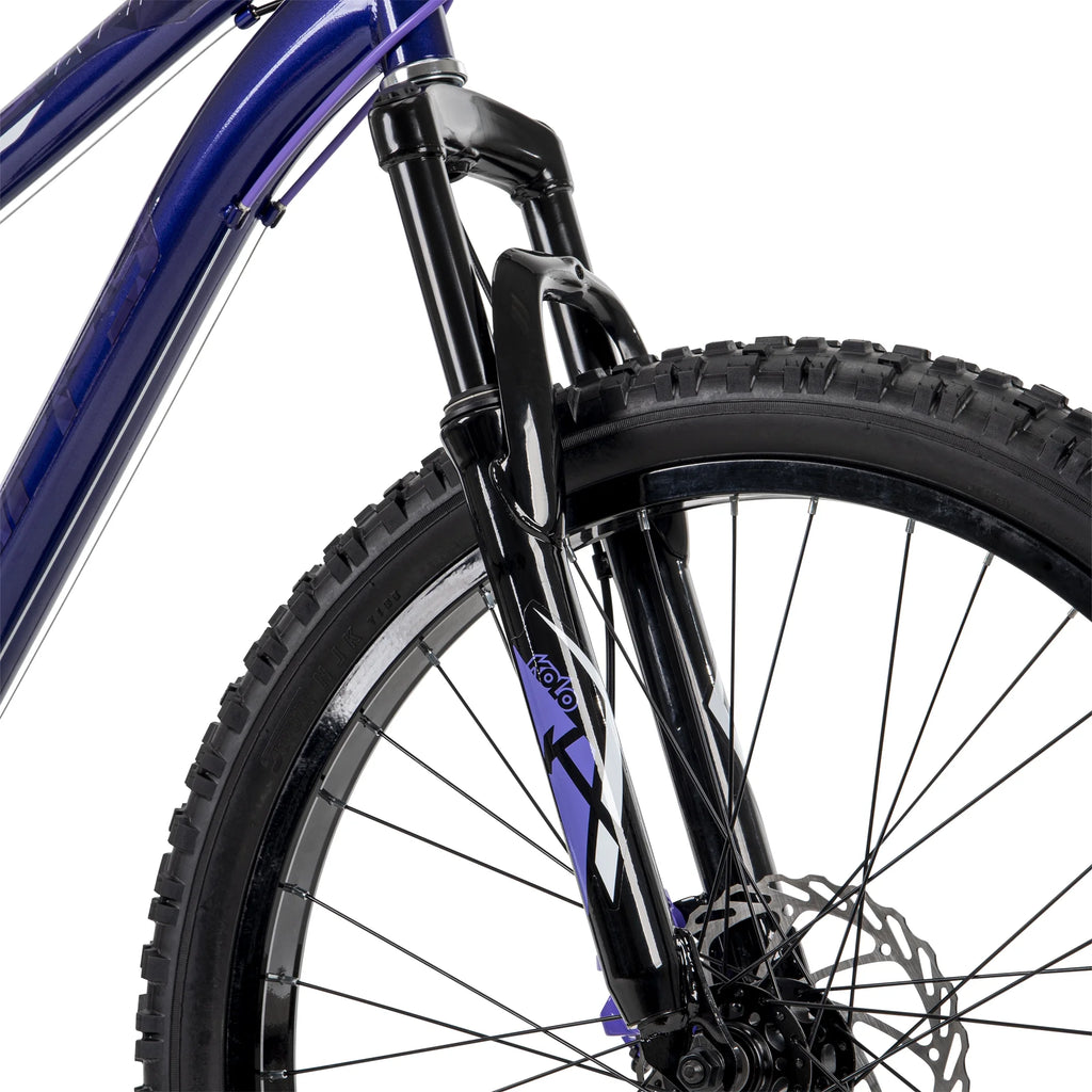 Girls' 24-inch Mountain Bike, 18-speed, Purple Q121