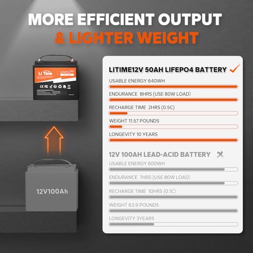 12V 100Ah LiFePO4 Battery Group 31 with Built-in 100A BMS N133