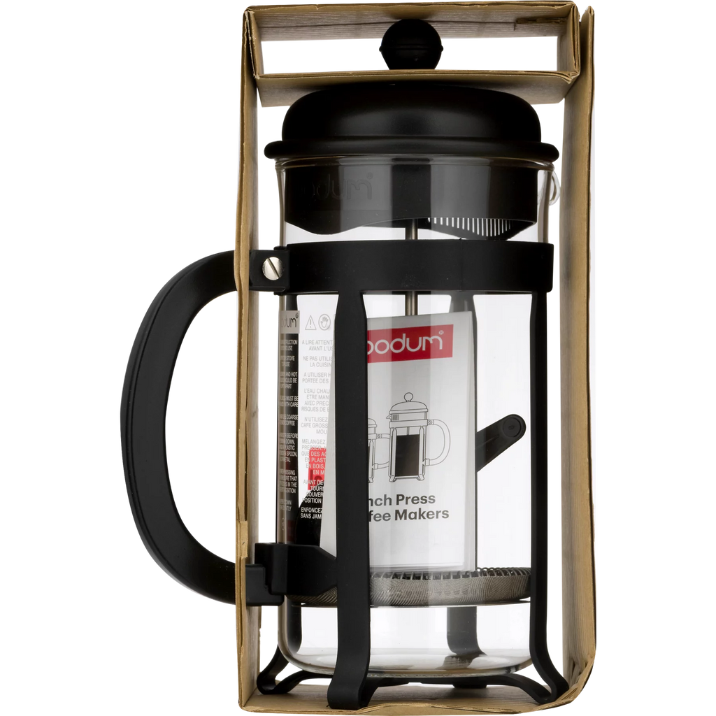 French Press Coffee Maker with Glass Carafe, 34 oz, Black I6735
