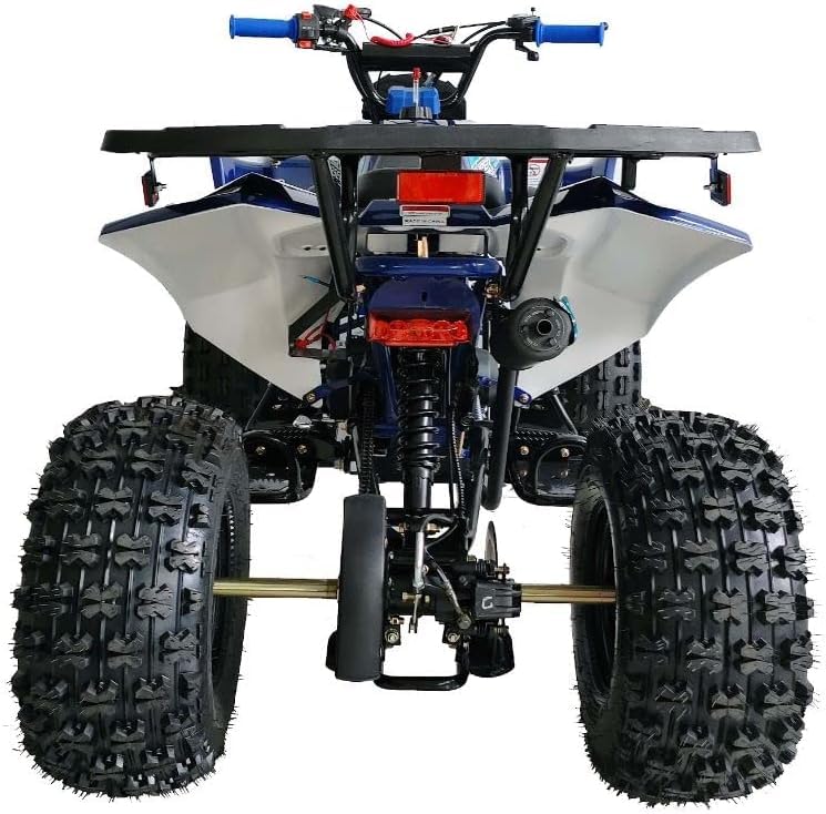 125cc ATV Quad with Reverse, Double Headlights, 19/18 Inch Tires, Green B155511