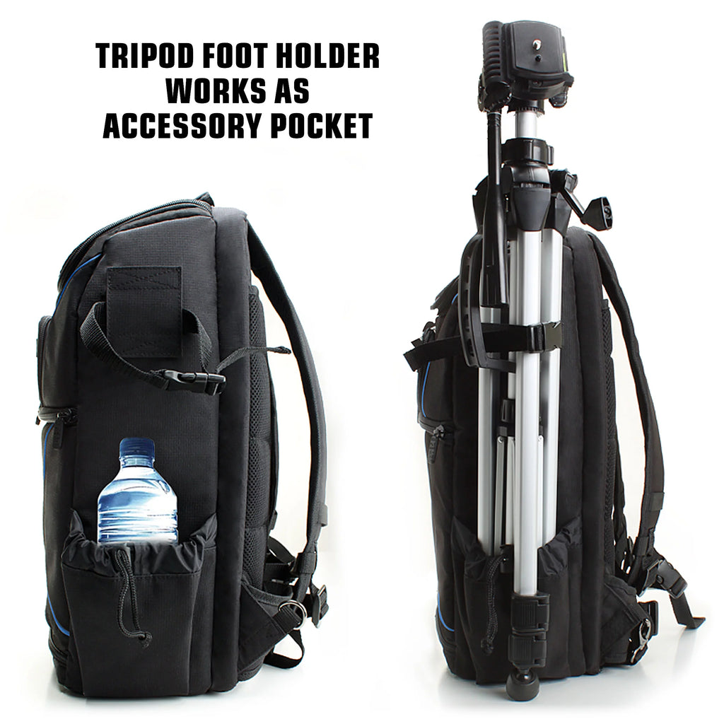 DSLR Camera Backpack with Tripod Holder and Laptop Compartment O9657