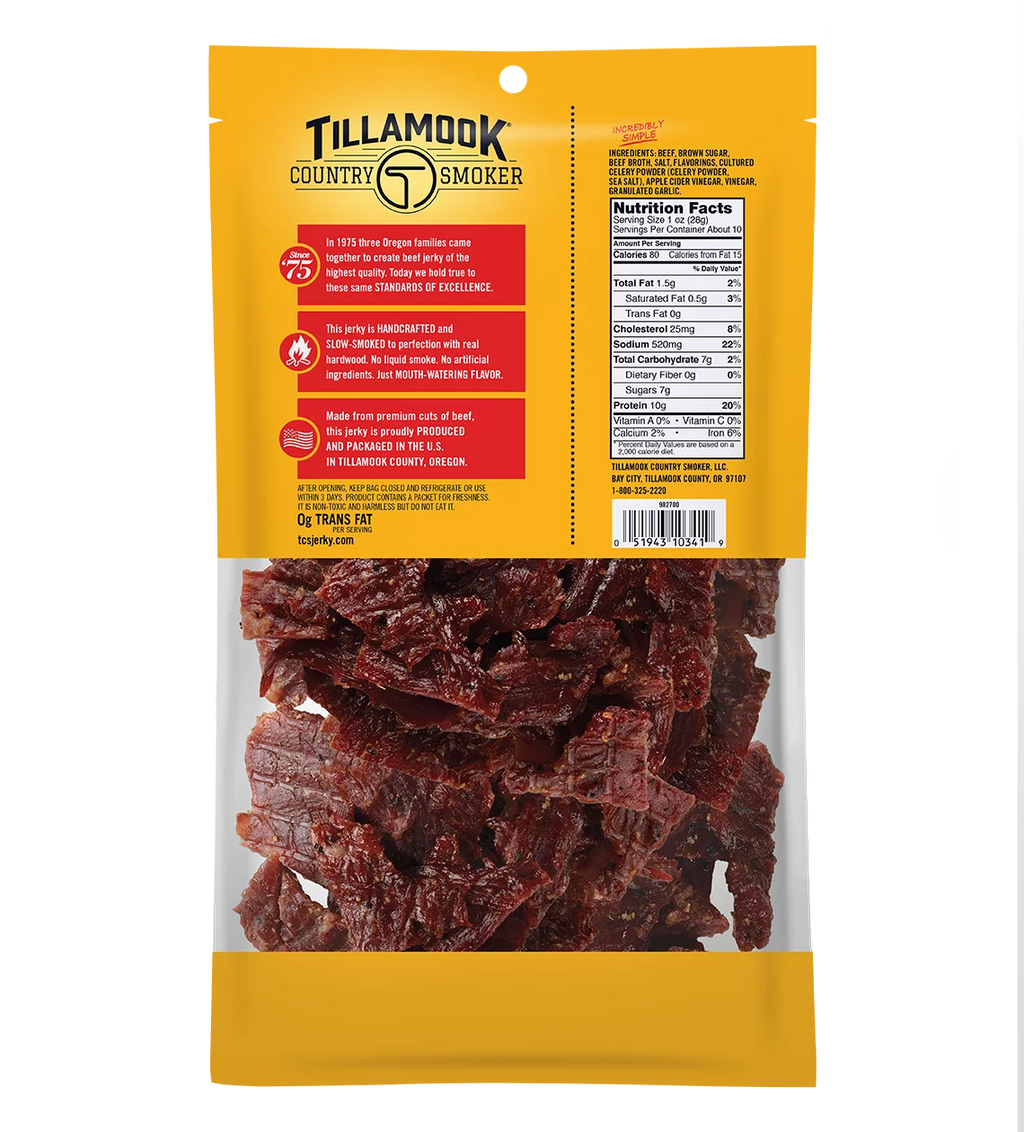 Beef Jerky, 10 Oz Pouch W603928