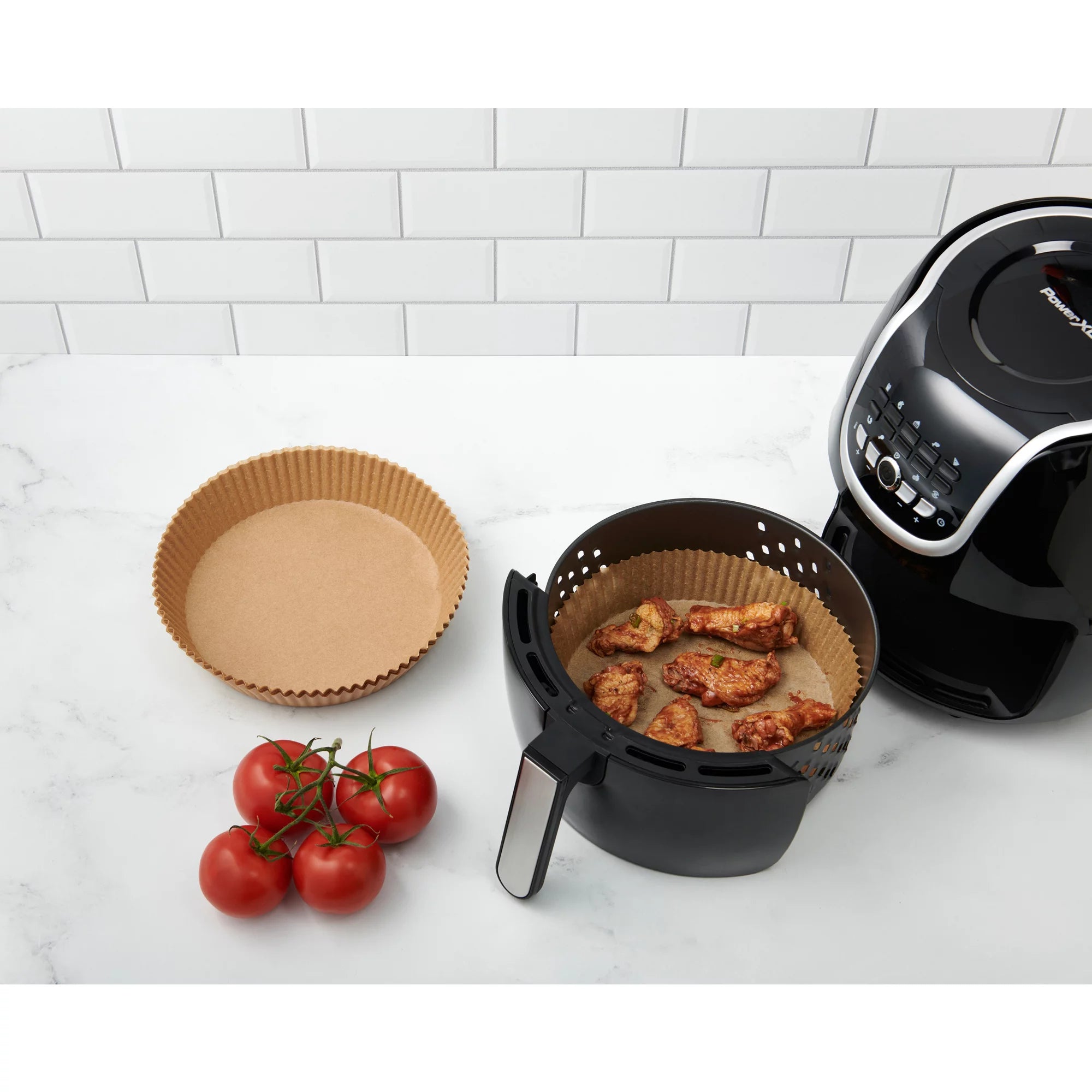 Air Fryer Liners, Unbleached Non-Stick Paper, 100 Count I998