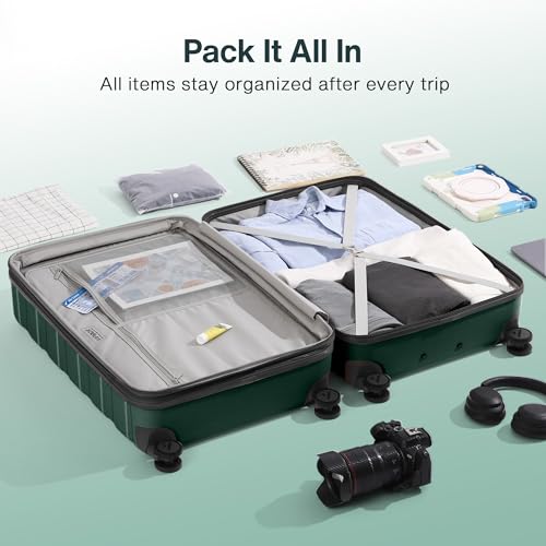 Luggage Set 3 Piece Hardside Expandable Lightweight with TSA Lock Spinner Wheels H69941