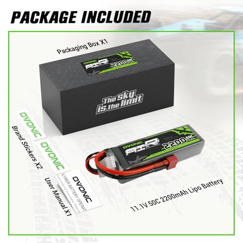 3S 2200mAh 11.1V Lipo Battery with T Connector for RC Aircraft M820