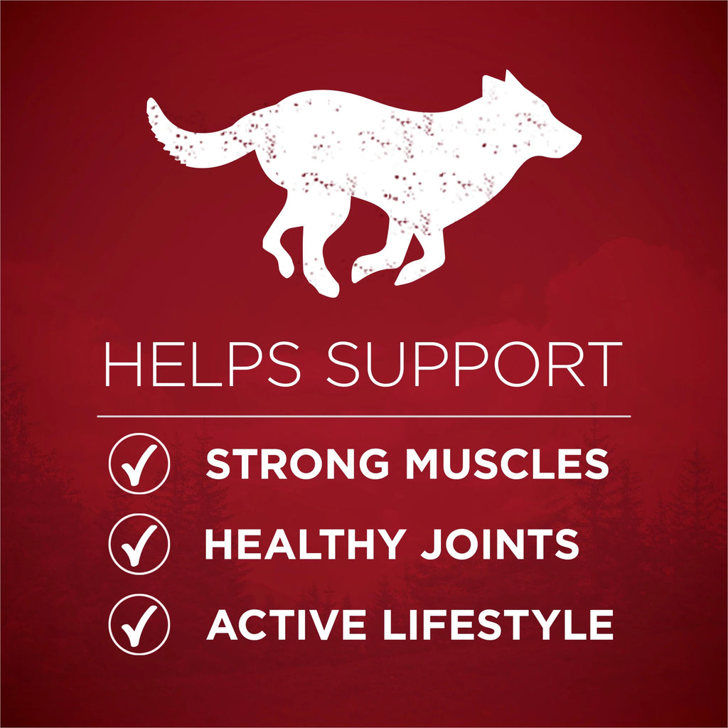 Natural High Protein Dog Food with Real Beef and Salmon V273291