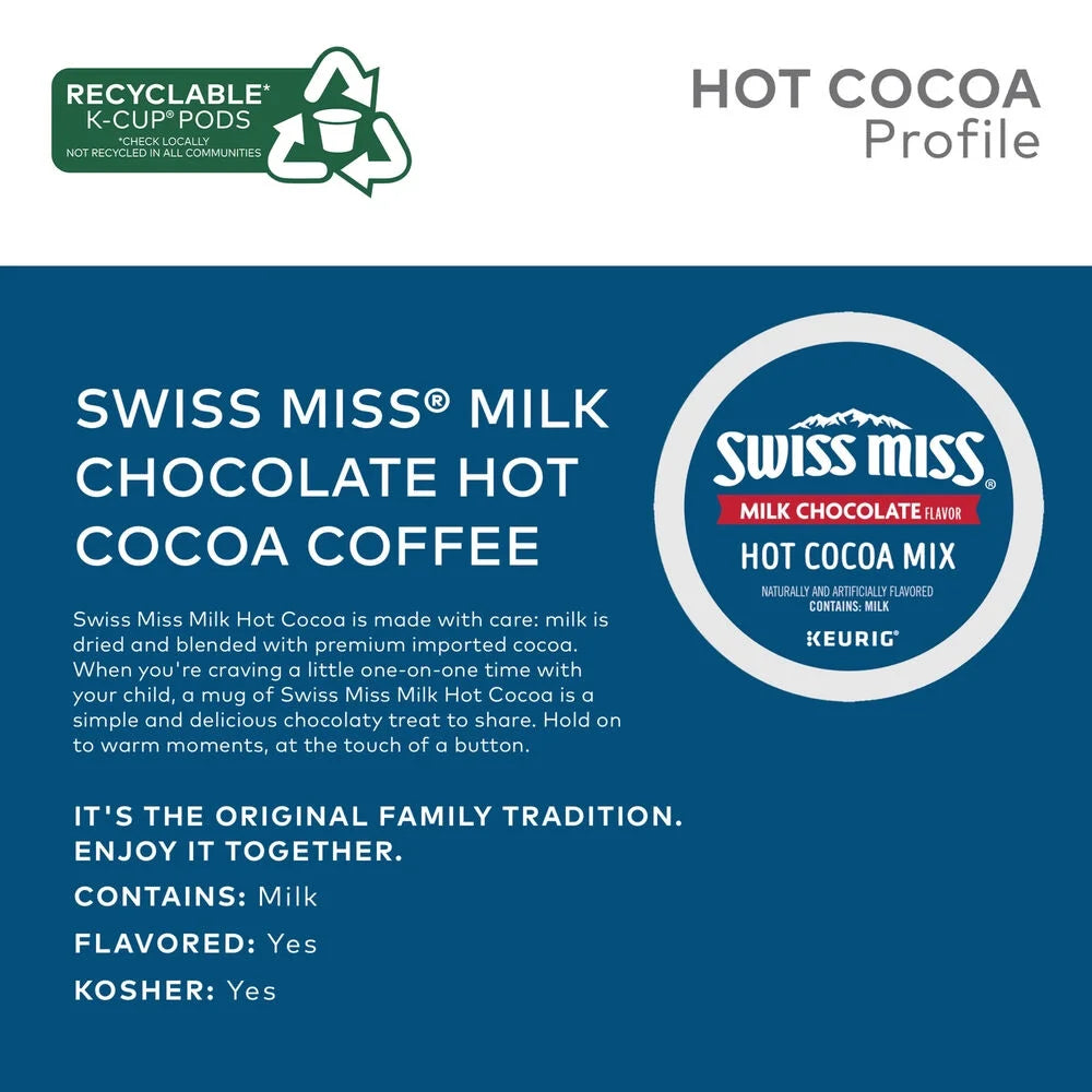 Hot Cocoa Single-Serve Pods, 22 Count M9830