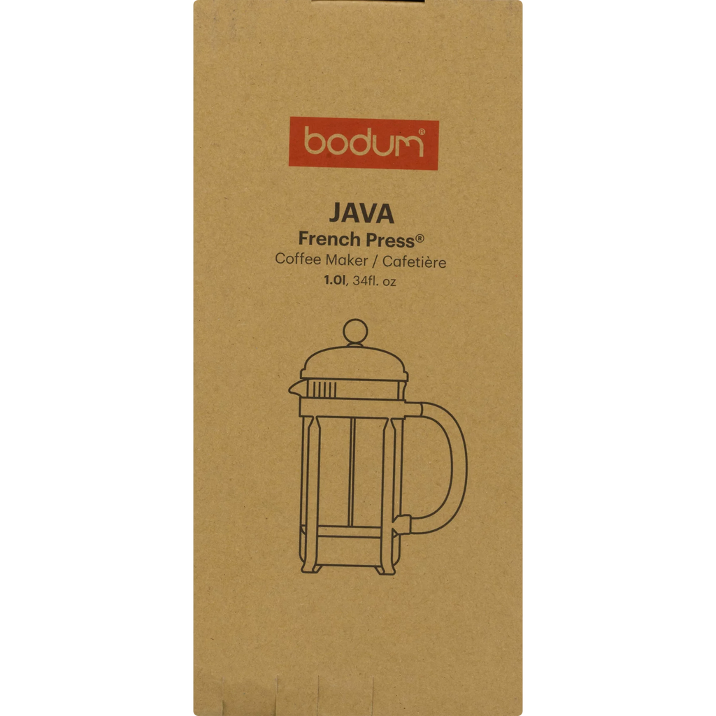 French Press Coffee Maker with Glass Carafe, 34 oz, Black I6735