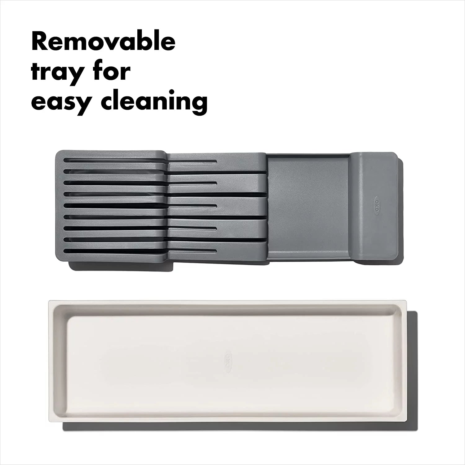 Compact Knife Drawer Organizer, White A703