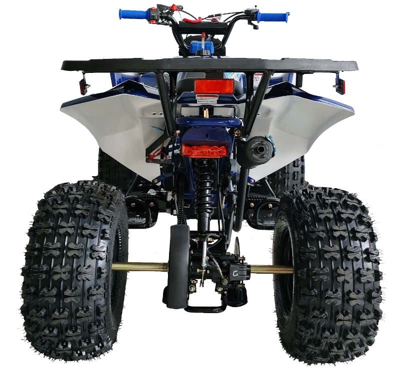 125cc ATV Quad with Reverse, Double Headlights, 19/18 Inch Tires, Green B155511