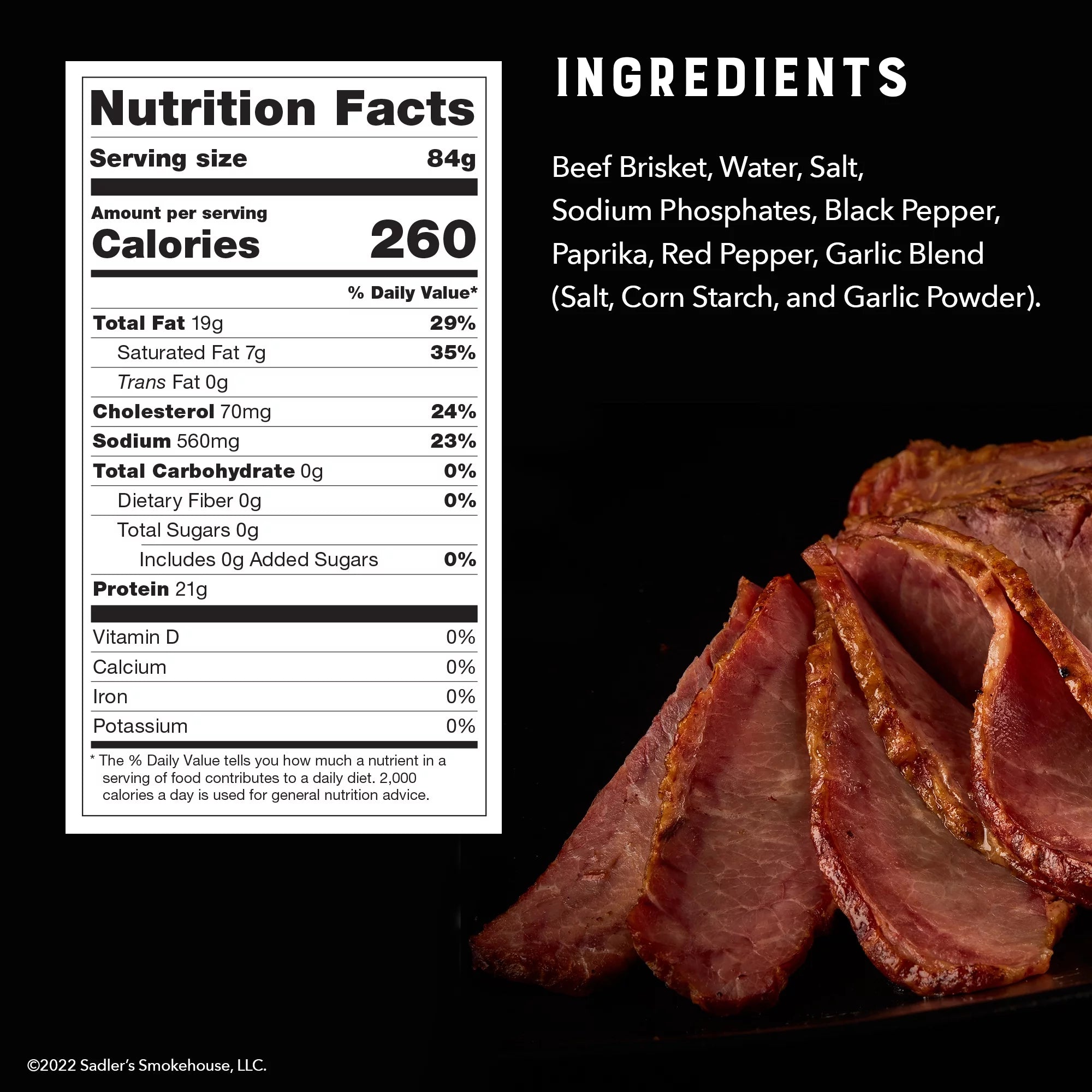 Seasoned Sliced Beef Brisket, 3-6 lbs I21217