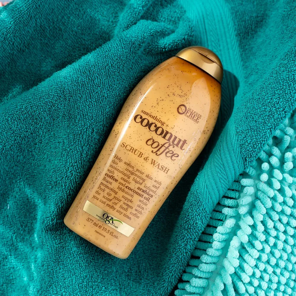 Coconut Coffee Body Scrub & Wash, 5 Pack U382