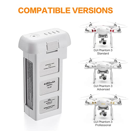 Intelligent Flight Battery 15.2V 4480mAh for Phantom 3 Drone G713625