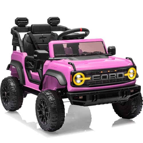 24V Ride on Car for Big Kids, 2 Seater with Remote Control, Pink O4976