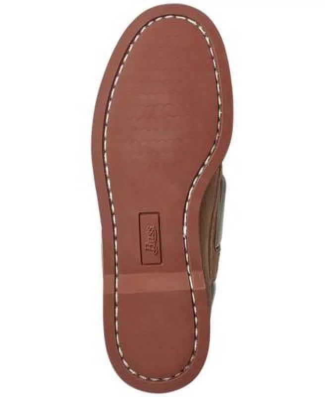 Women's Desert Sand Beige Leather Lace-Up Loafers Shoes 11 M A561