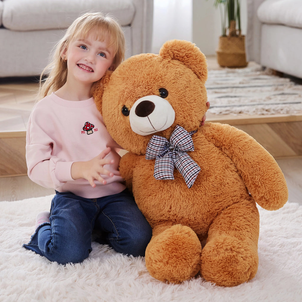 Giant Teddy Bear Stuffed Animal Plush Toy, 30 Inch Brown Soft Plush N72817