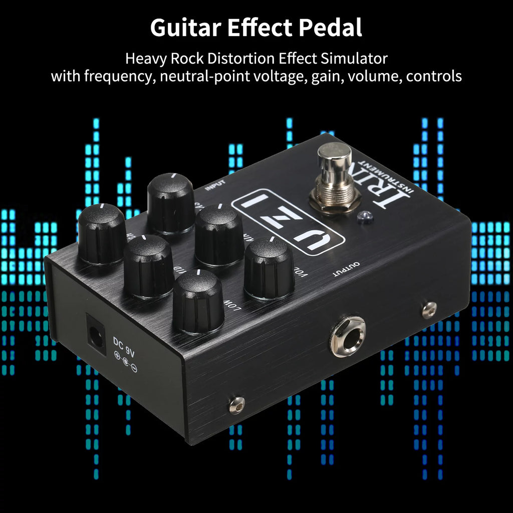 Guitar Distortion Effect Pedal with Cabinet Simulator R294272
