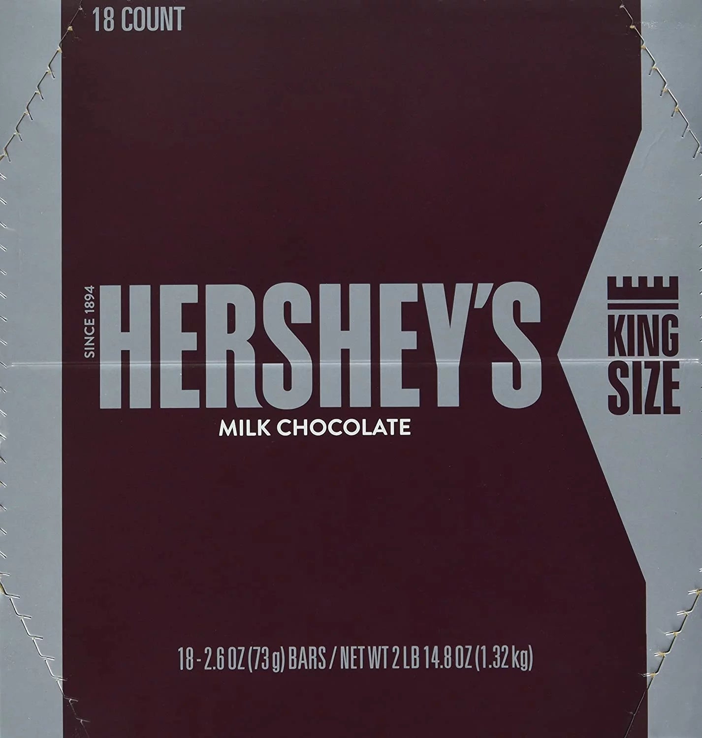 Chocolate Candy Bars, King Size (Pack of 18) G881124