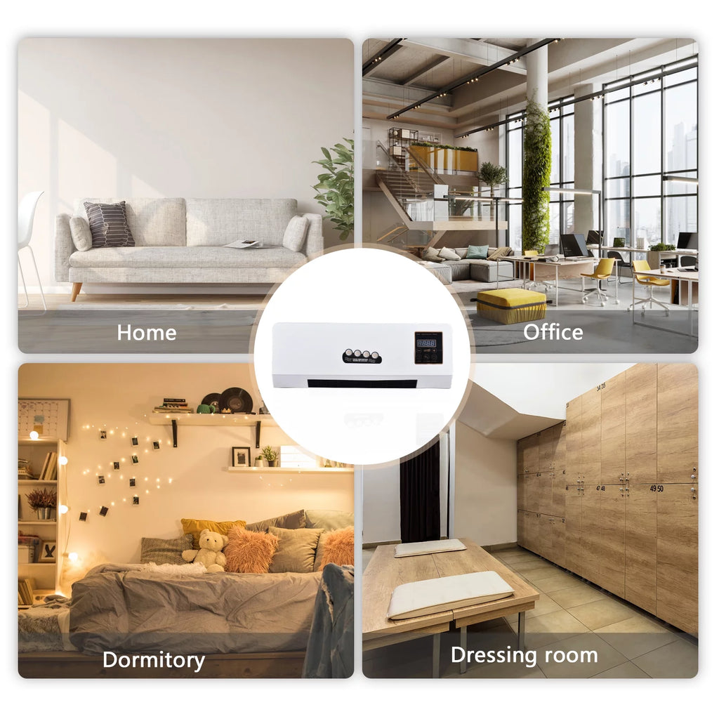 1800W Heater and Air Conditioner Combo, 2-in-1 Cooling and Heating Fan with Remote Control Y399711