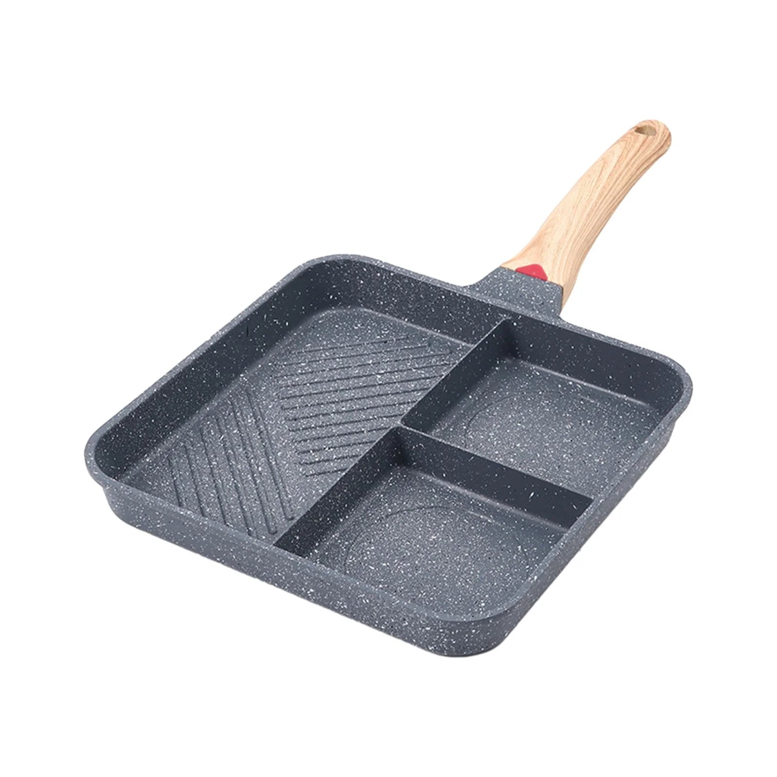 3 Section Nonstick Breakfast Frying Pan O682319