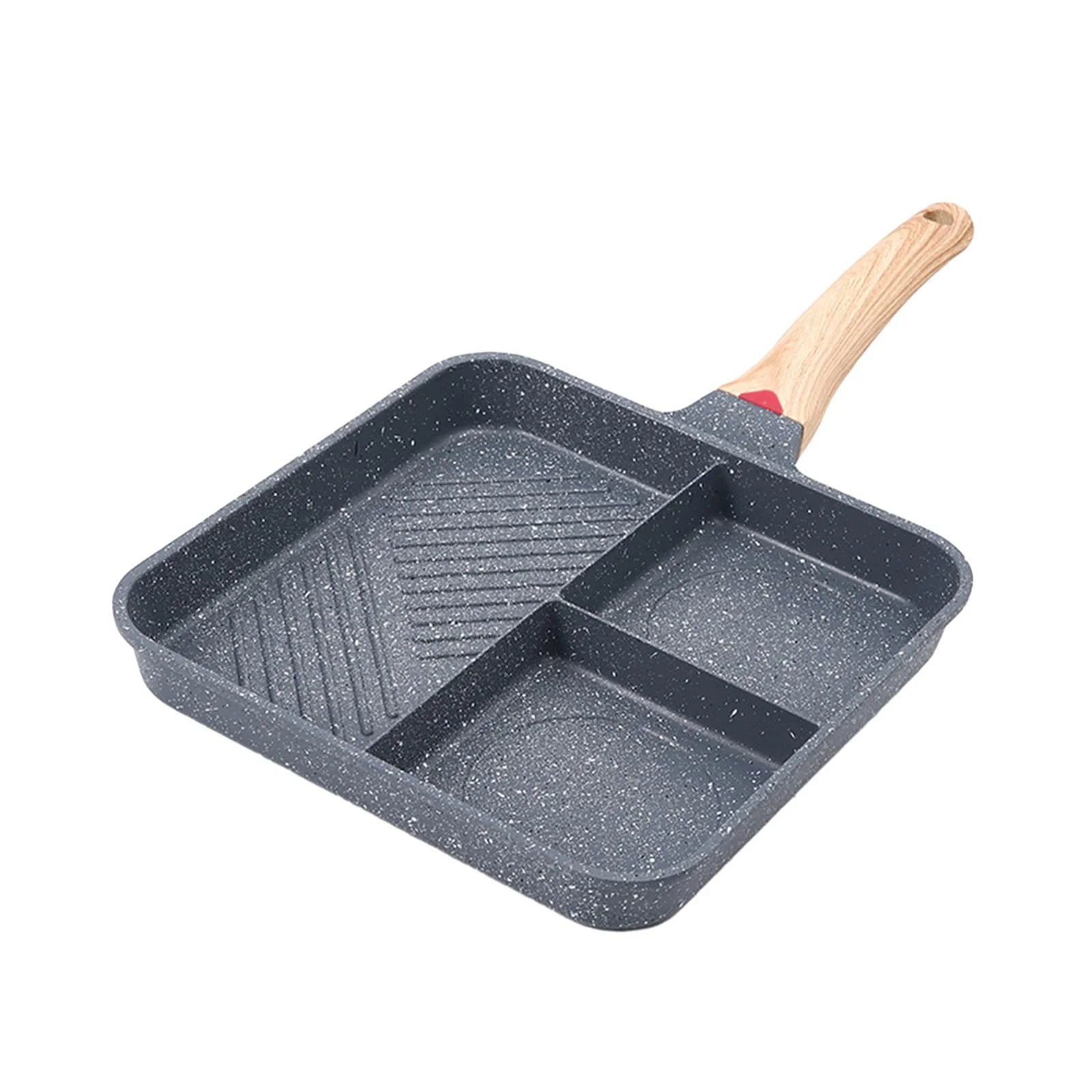 3 Section Nonstick Breakfast Frying Pan O682319