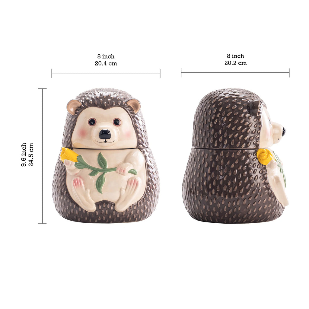 Ceramic Cookie Jar, 9.6 Inch, Airtight K5051