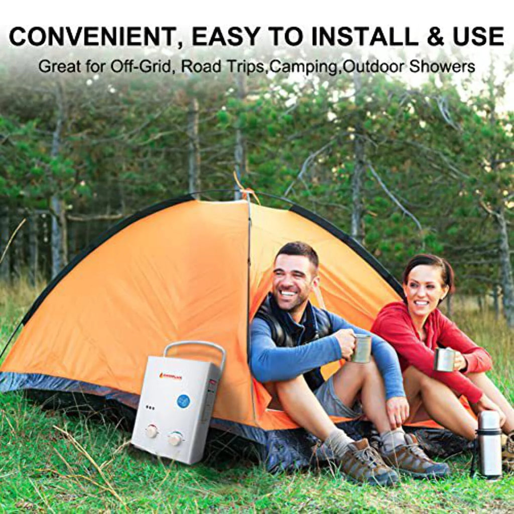 Portable Propane Tankless Water Heater for Indoor and Outdoor Use A879