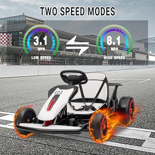 Electric Drift Kart for Kids, 24V, 2x200W Motor, Ages 6+ C51228