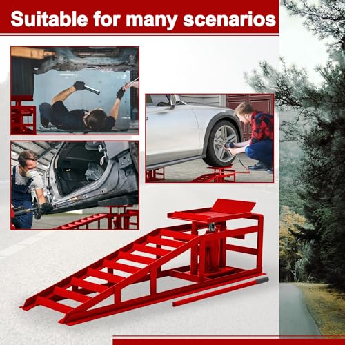 Hydraulic Car Ramps 5 Ton Low Profile Vehicle Lift C11276