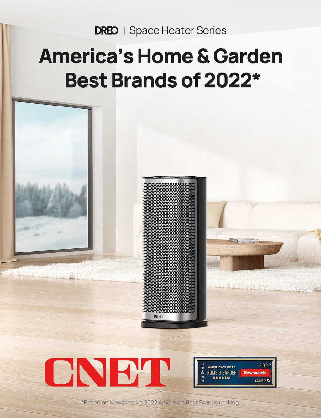 1500W Ceramic Space Heater for Indoor Use, Oscillating with Thermostat and Remote G16449
