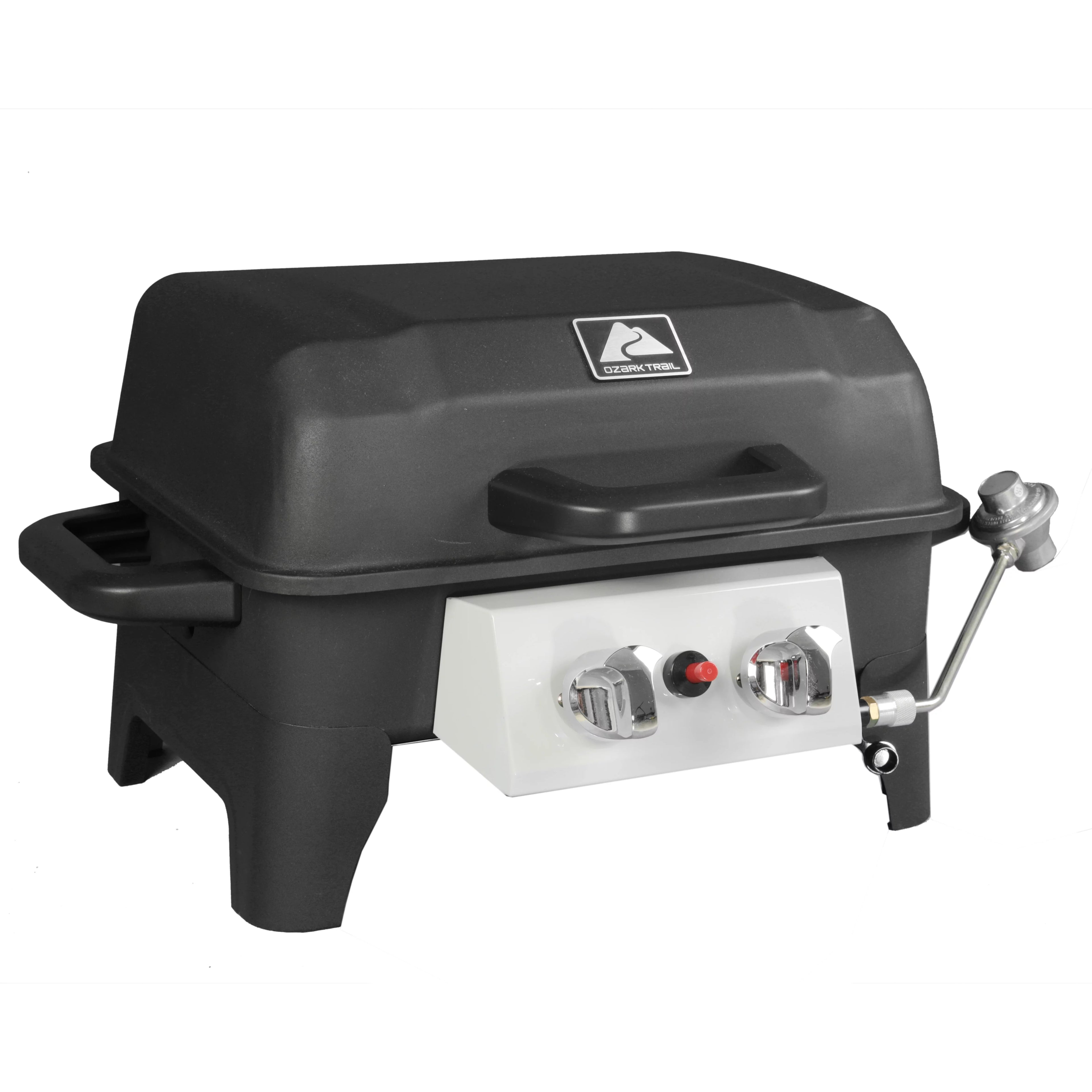 Portable Propane Gas Grill, 2 Burner, Black W799
