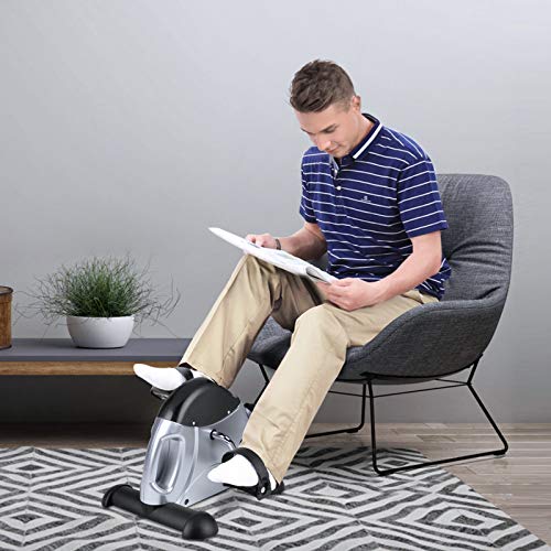 Under Desk Bike Pedal Exerciser with LCD Display A386994