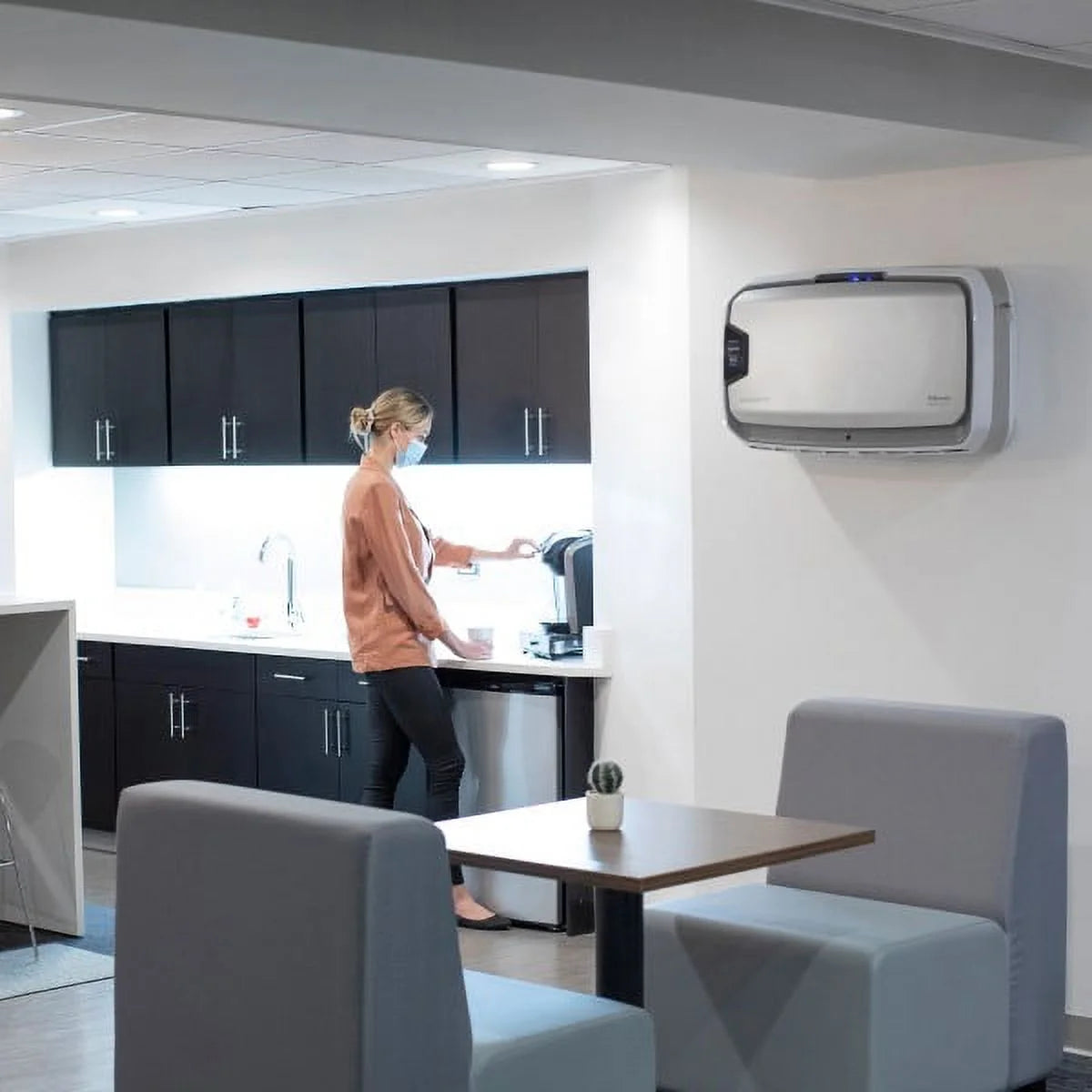 Hardwired Wall Mount Air Purifier with H13 True HEPA Filtration F349238