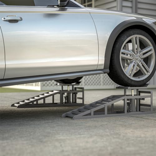 Hydraulic Car Ramps 5 Ton Low Profile Vehicle Lift C11276