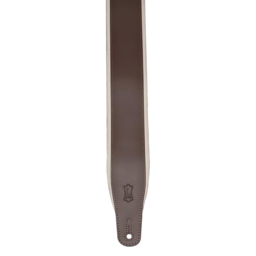 3" Wide Leather Guitar Strap with Foam Padding, Black L93354