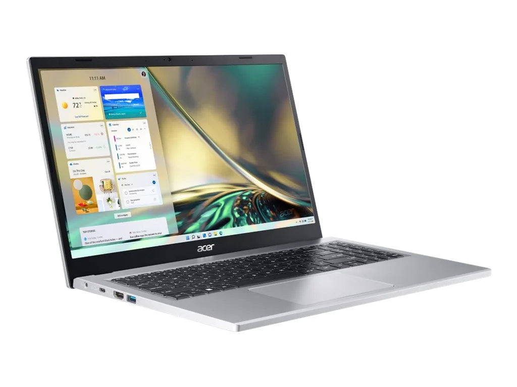 Slim Laptop 15.6" Full HD IPS Display, AMD Ryzen 3, 8GB RAM, 128GB SSD, Windows 11 O79548