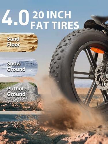 Electric Bike for Adults, 1500W Motor, 30 MPH, Fat Tire, 20 Inch V69186