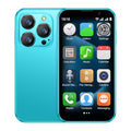 3G Mini Smartphone 3.0 Inch WiFi GPS Quad Core Android 8.1 Palm Phone Slim HD Camera Dual Sim 2GB RAM 16GB Light Blue H59317